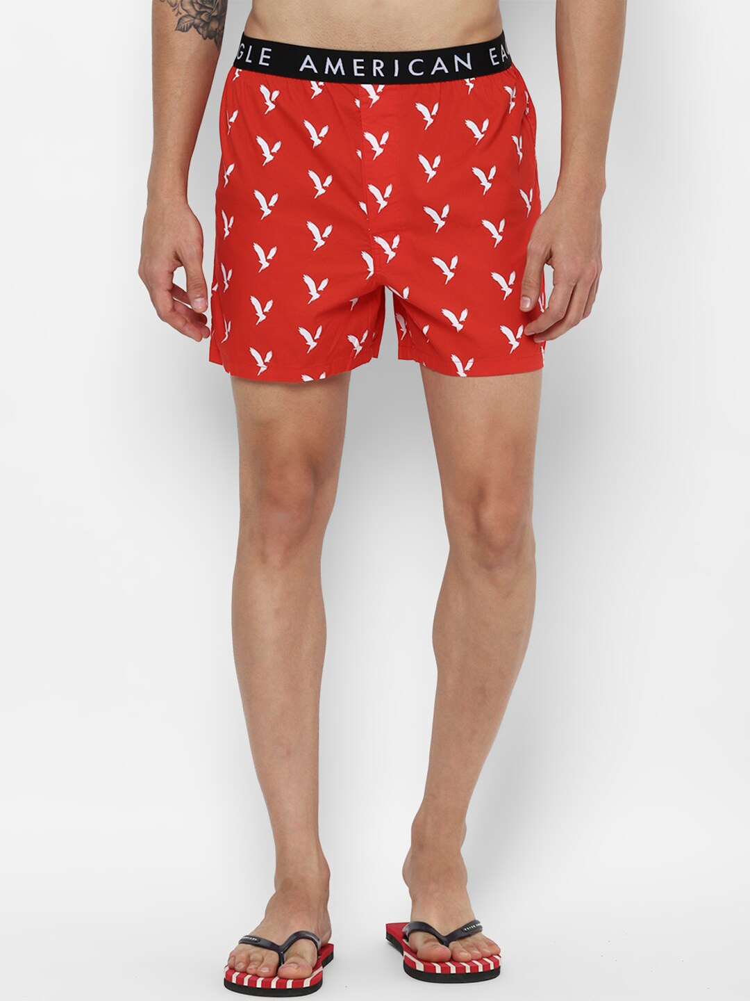 

AMERICAN EAGLE OUTFITTERS Men Red Printed Boxers