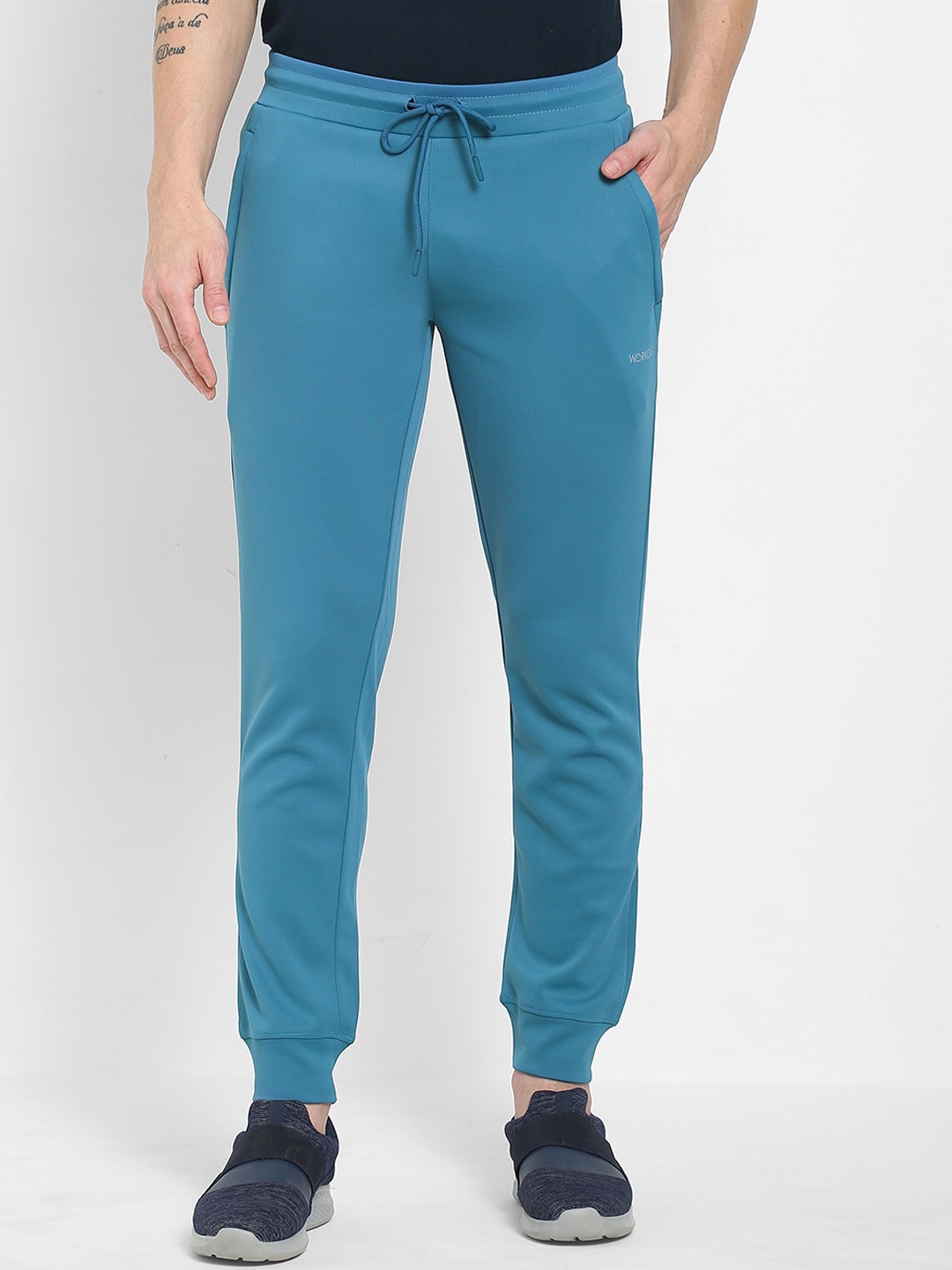 

Sweet Dreams Men Blue Solid Regular Fit Dry Knit Joggers