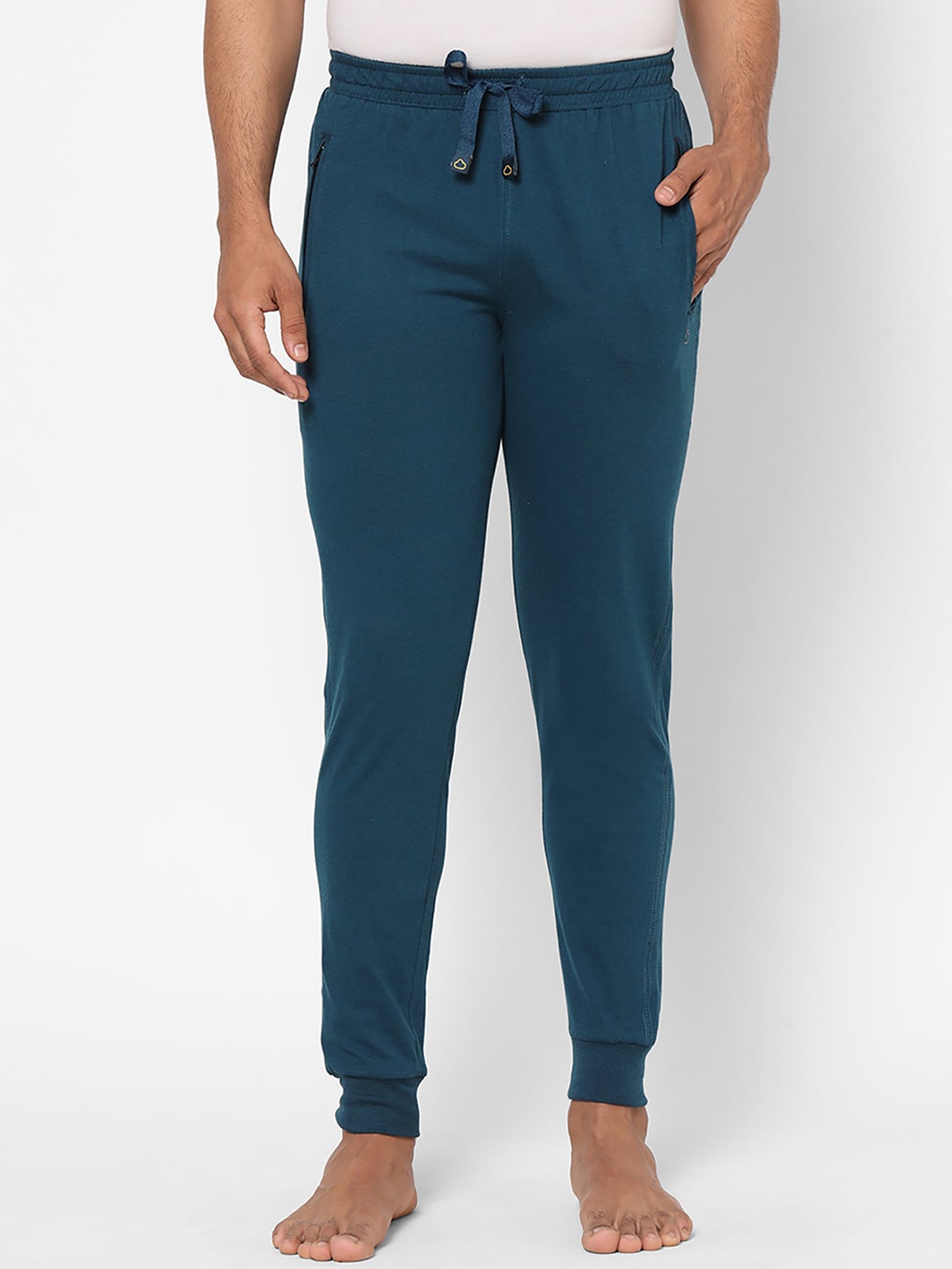 

Sweet Dreams Men Teal Blue Solid Lounge Pants