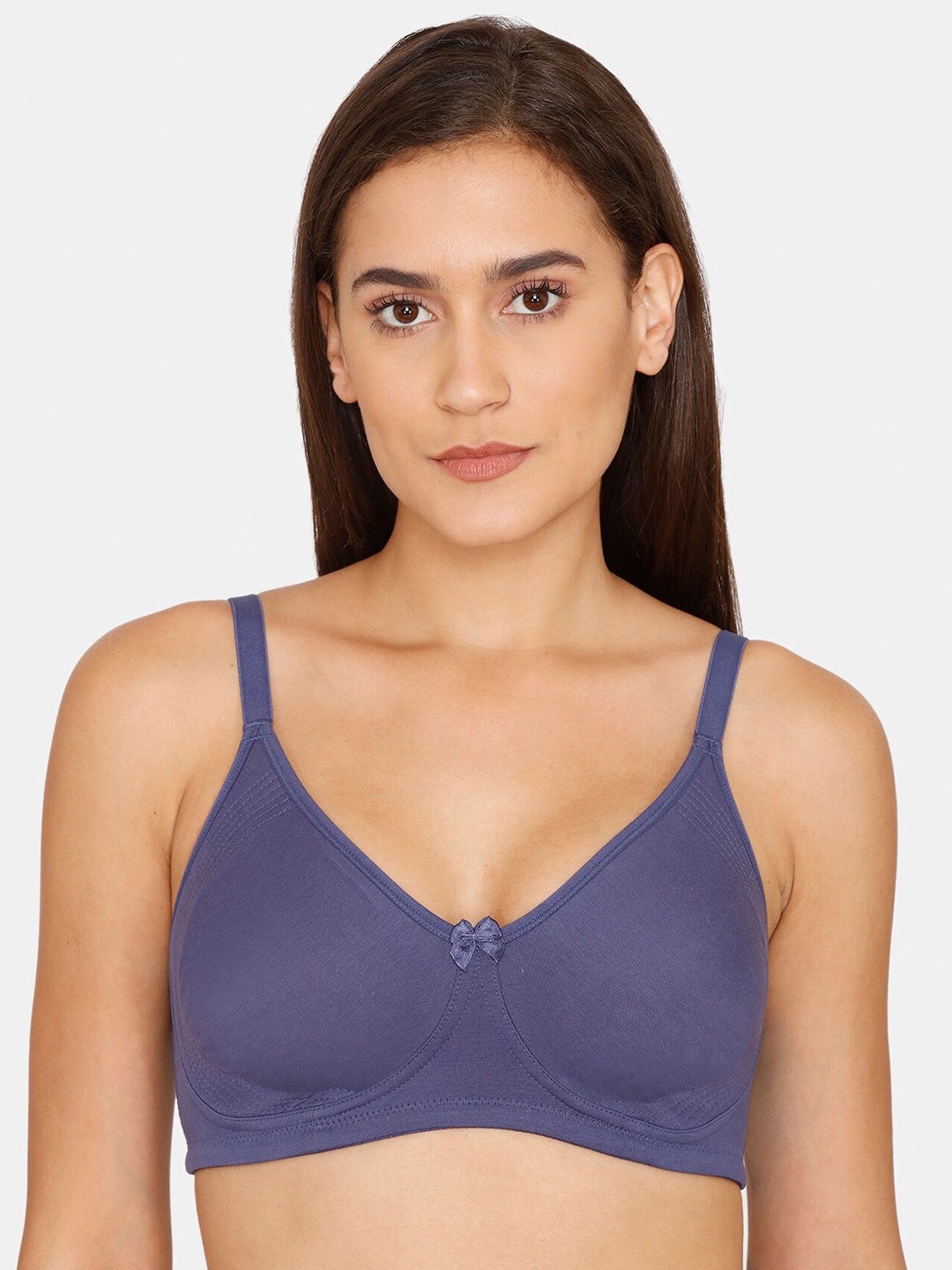 

Rosaline by Zivame Blue Non Padded Non-Wired Bra