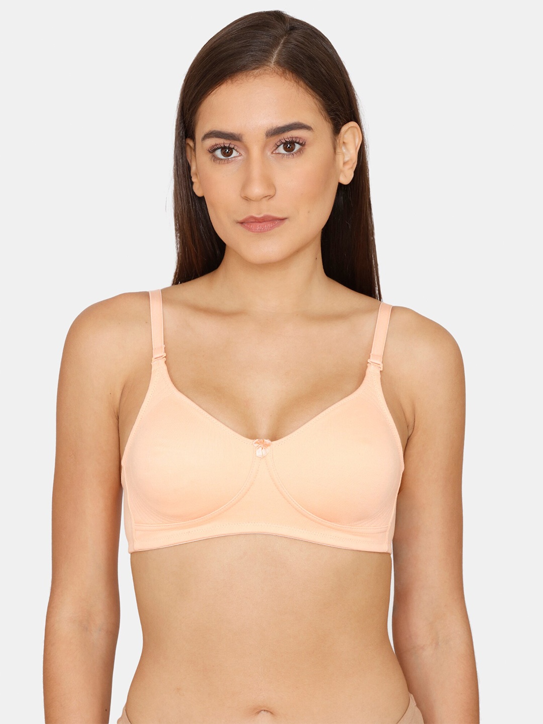 

Rosaline by Zivame Orange Non Padded & Non Wired Solid Bra