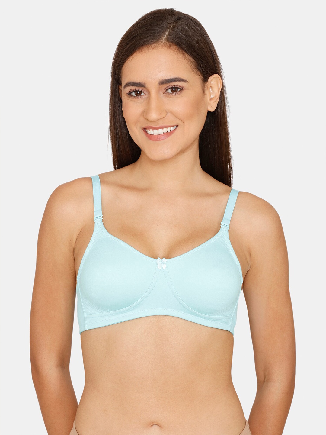 

Rosaline by Zivame Blue Non Padded Non-Wired Bra