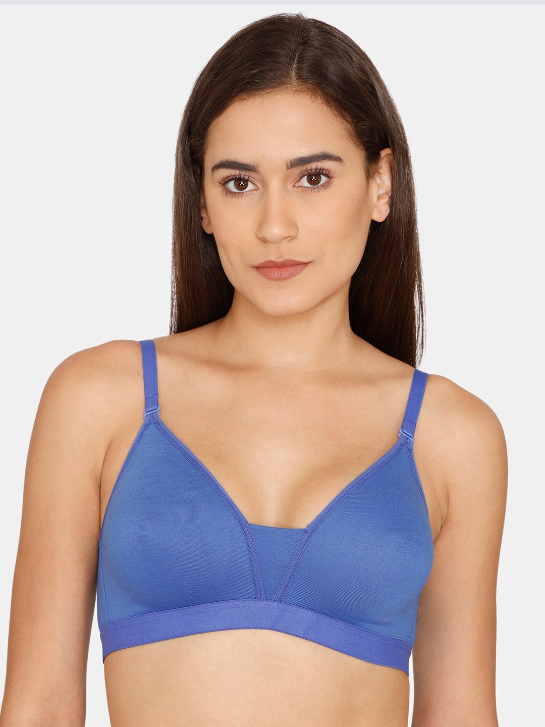 

Rosaline by Zivame Blue Lightly Padded Bra