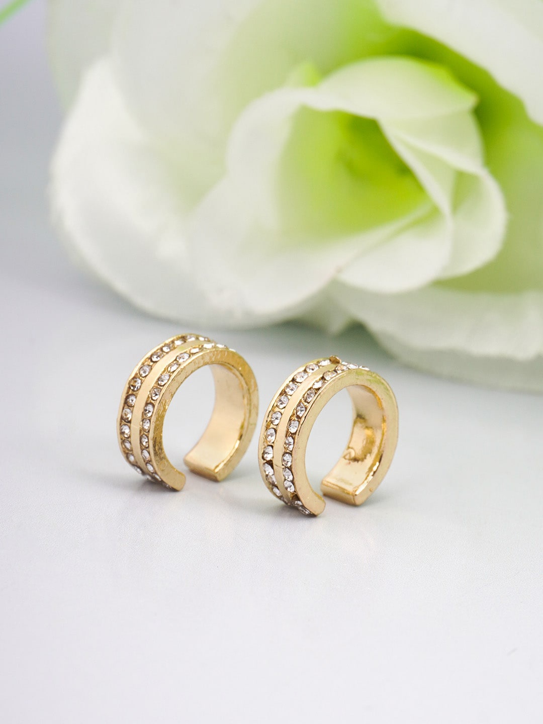 

Ferosh Gold-Toned Classic Hoop Earrings
