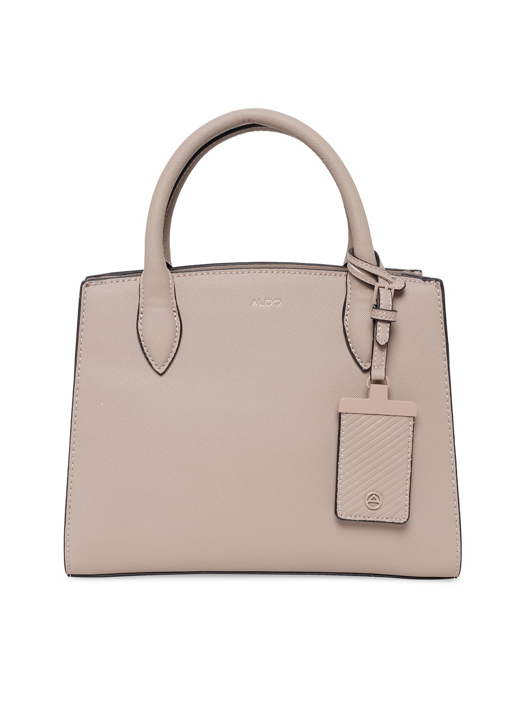 

ALDO Beige Structured Handheld Bag