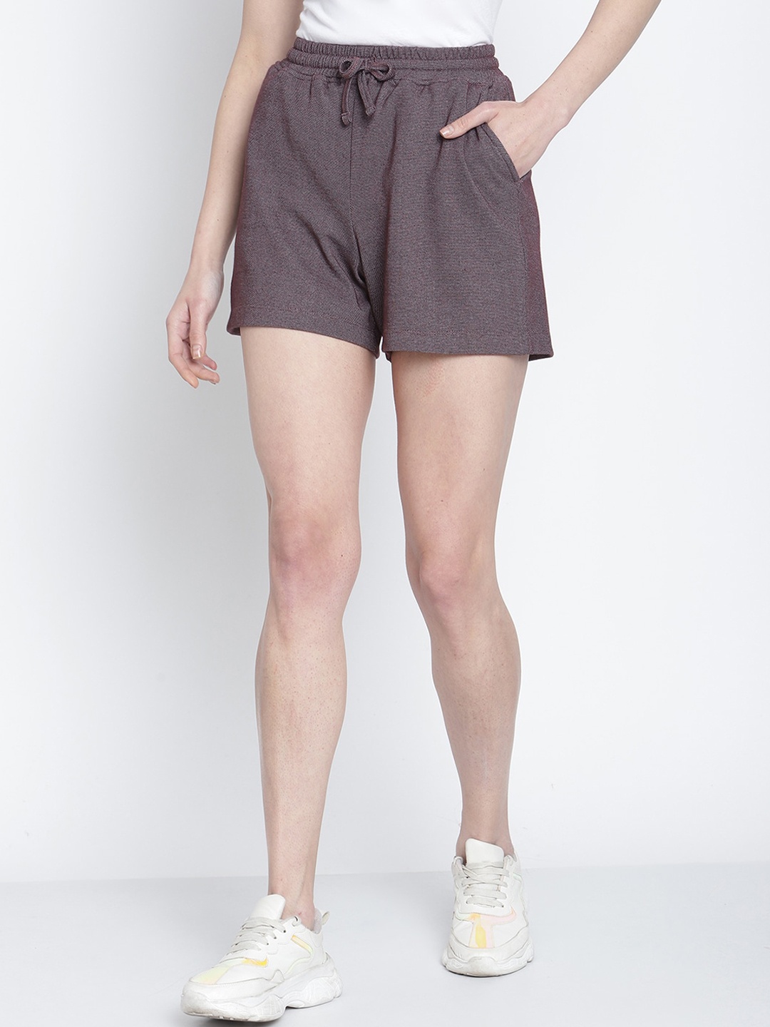 

Rute Women Brown Cotton Shorts