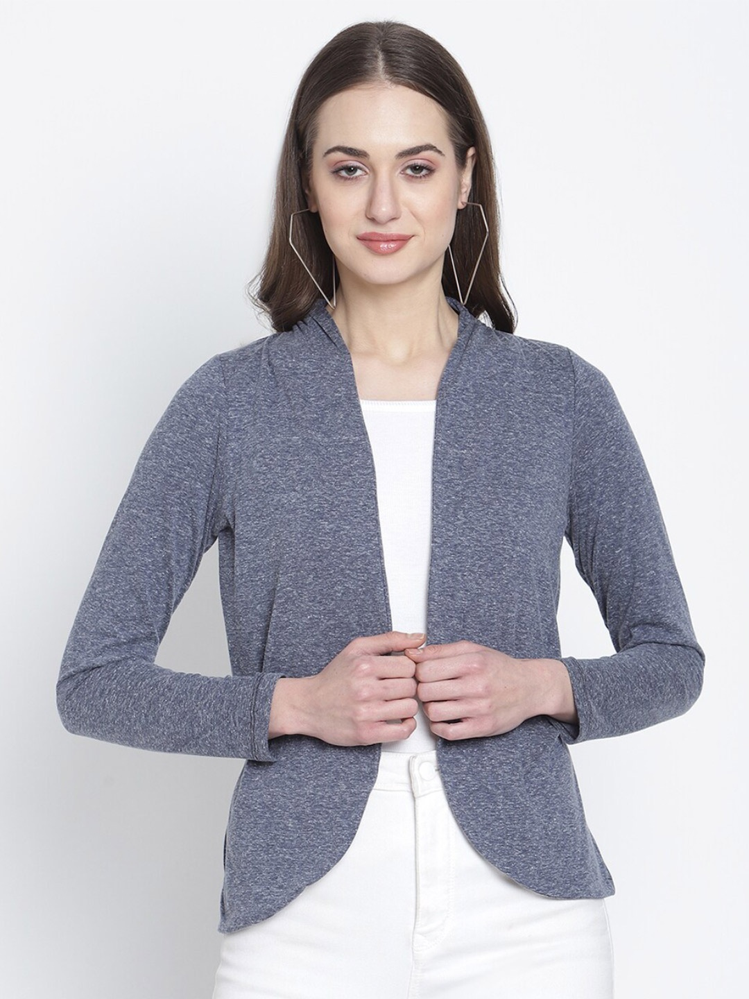 

Rute Women Grey Cotton Shrug