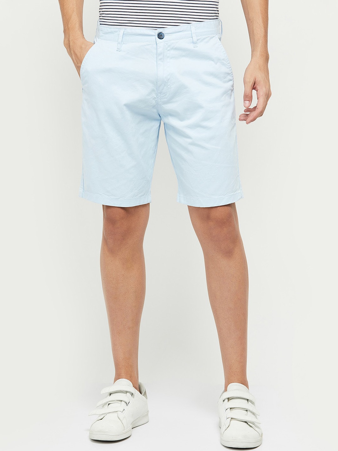 

max Men Blue Chino Shorts