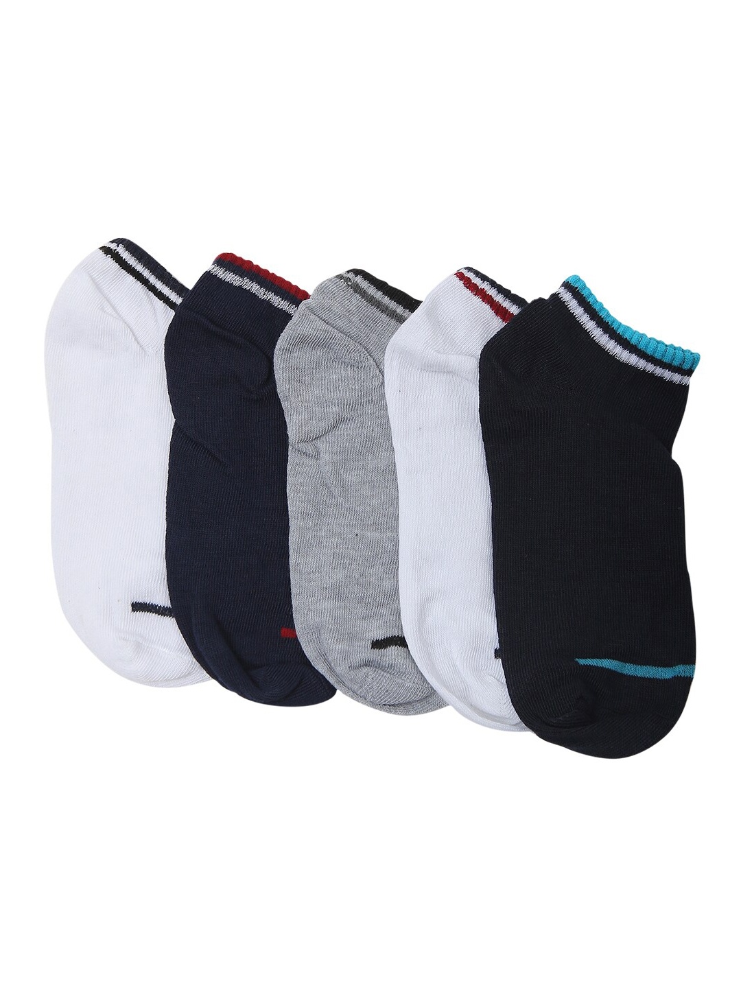 

Bunnywave Unisex Pack Of 5 Assorted Ankle Length Socks