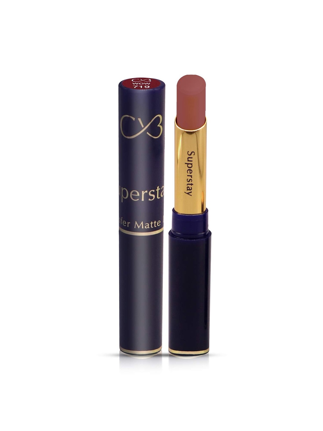 

CVB Super Stay Non-Transfer Matte Lipstick 3.5 g - Wow 719, Brown