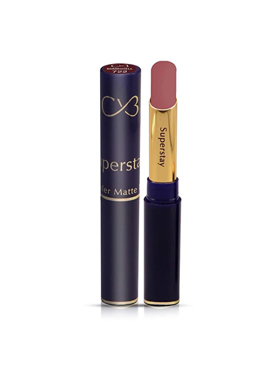 

CVB Super Stay Non-Transfer Matte Lipstick 3.5 g - Bombshell 722, Beige