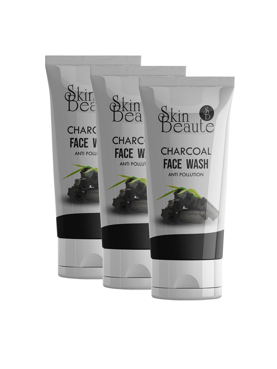 

Skin Beaute Set of 3 Charcoal Face Wash - Anti-Pollution - 50g Each