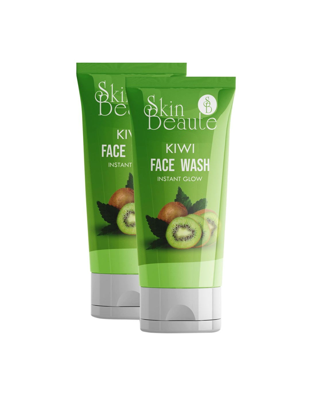 

Skin Beaute Set of 2 Kiwi Face Wash for Instant Glow - 50g each, Green