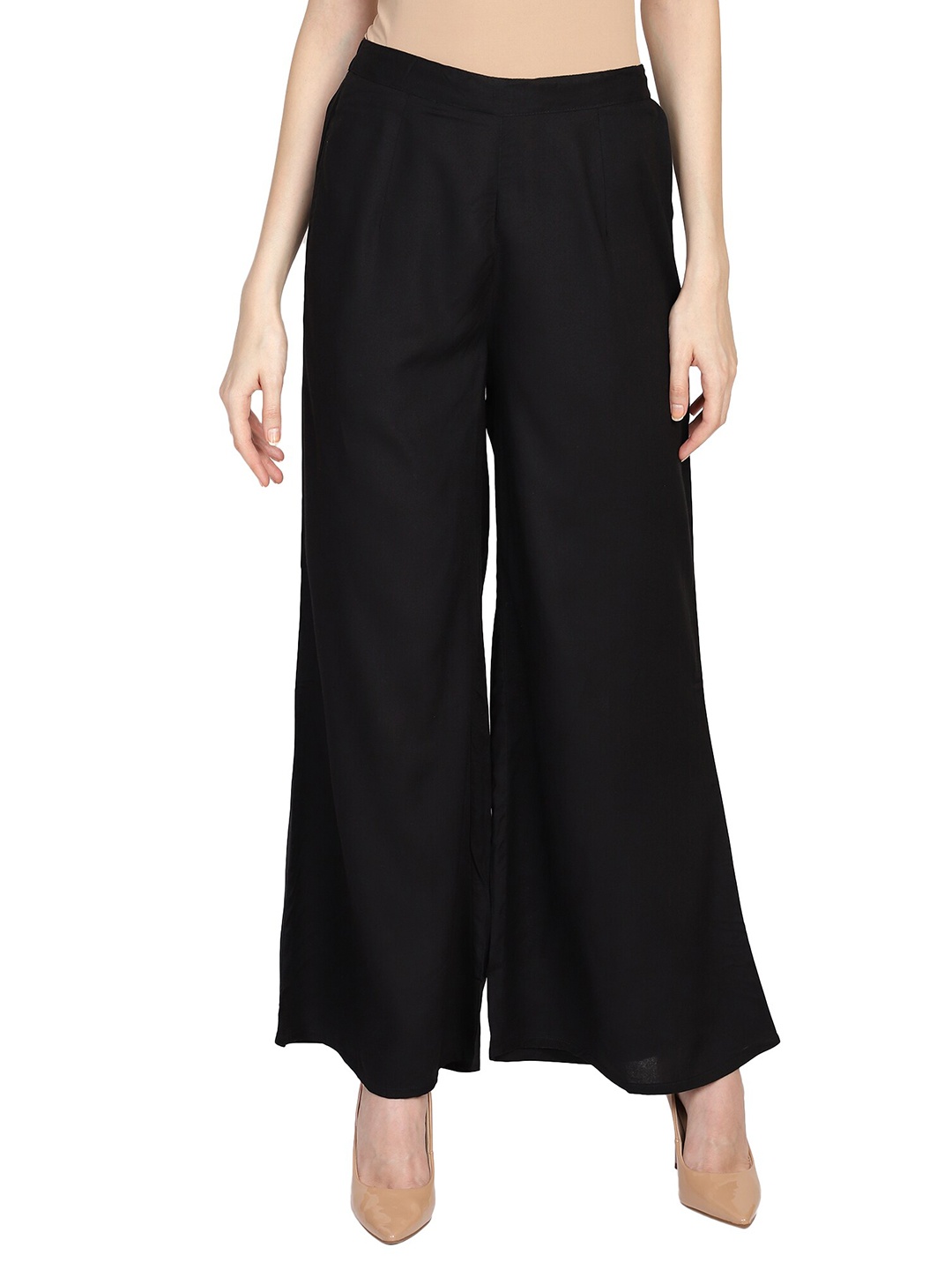 

Bani Women Black Knitted Liva Ethnic Palazzos