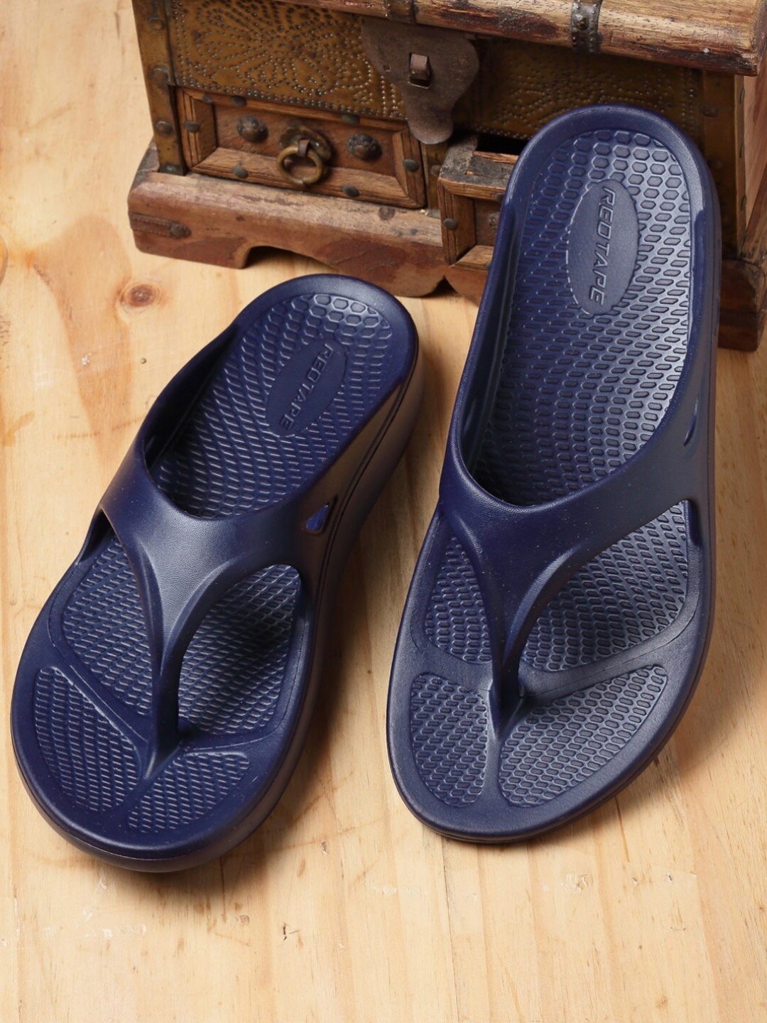 

Red Tape Men Navy Blue Sunnies Thong Flip-Flops