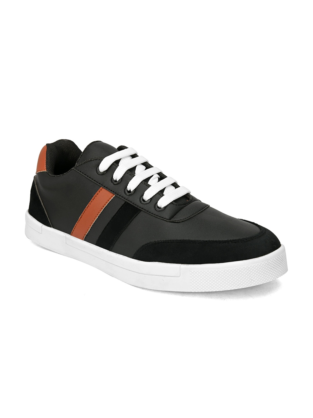 

Roadster Men Black Colourblocked Sneakers