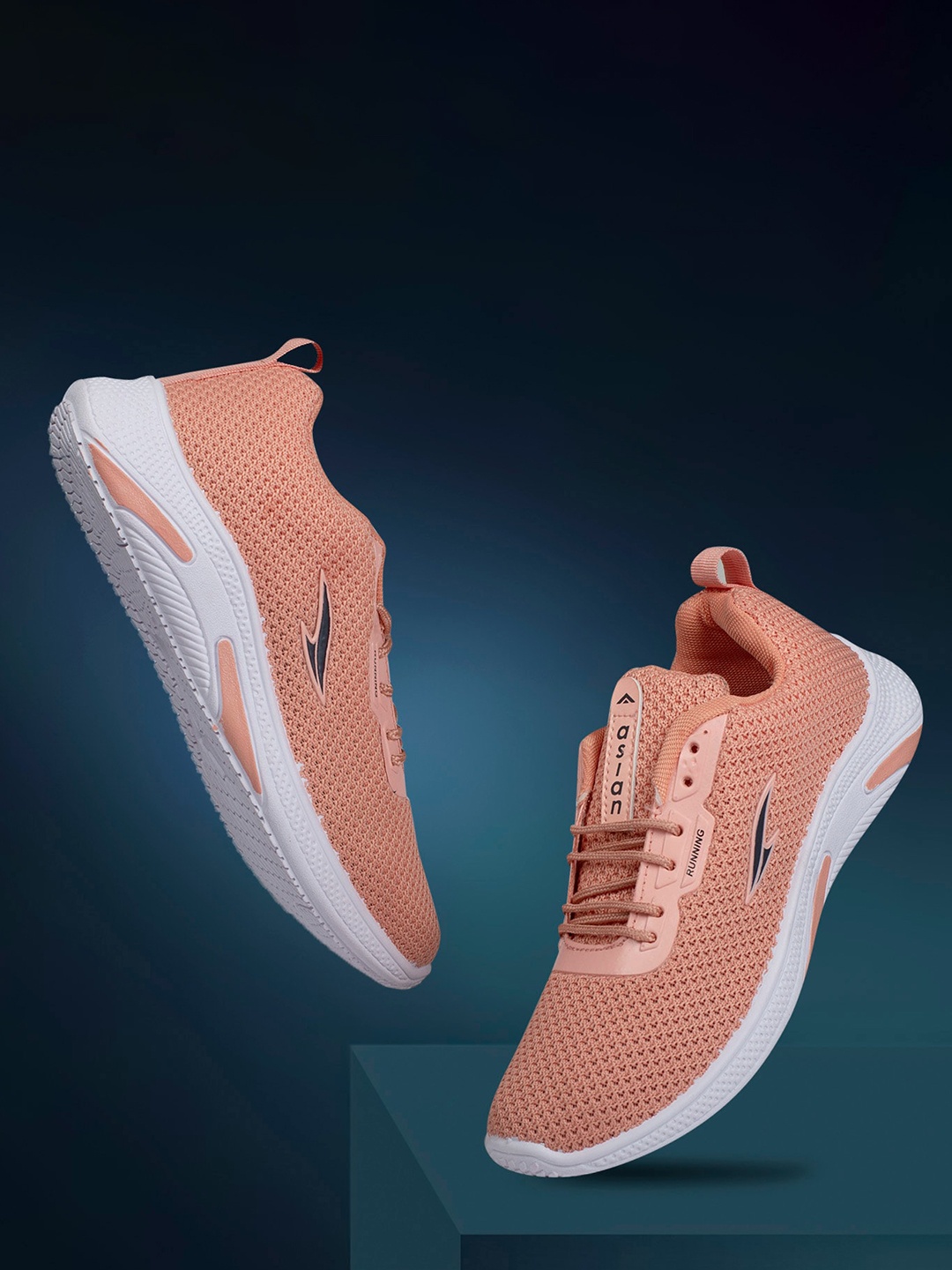 

ASIAN Women Peach-Coloured Sneakers