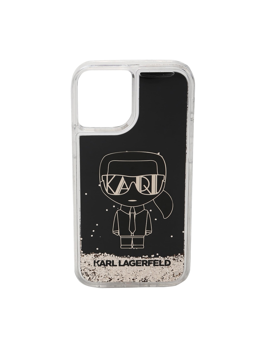 

Karl Lagerfeld Black Glitter iPhone 7 Phone Case