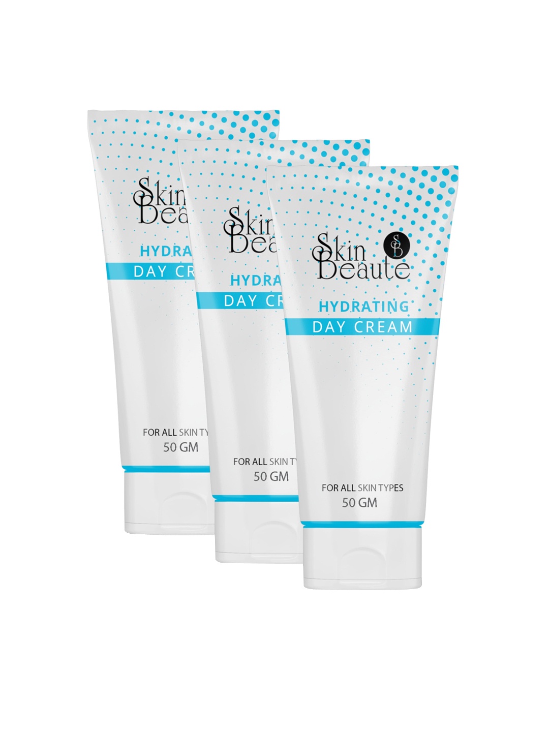 

Skin Beaute Set of 3 Aloe Vera & Olive Oil Hydrating Day Cream - 50 g Each, White