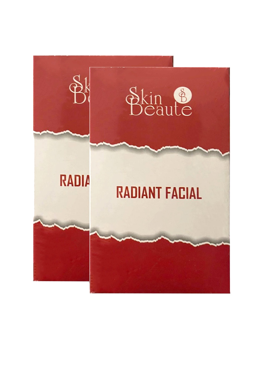 

Skin Beaute Set of 2 Radiant Facial Kit - 50 g Each, Red