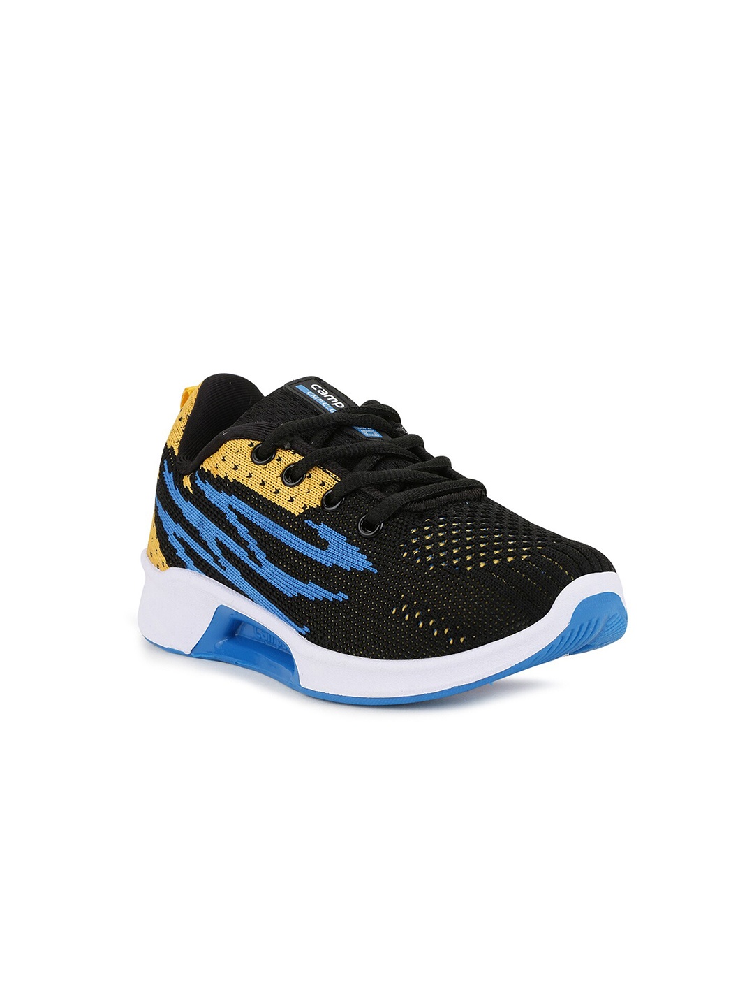 

Campus Unisex Kids Black Mesh Running Shoes
