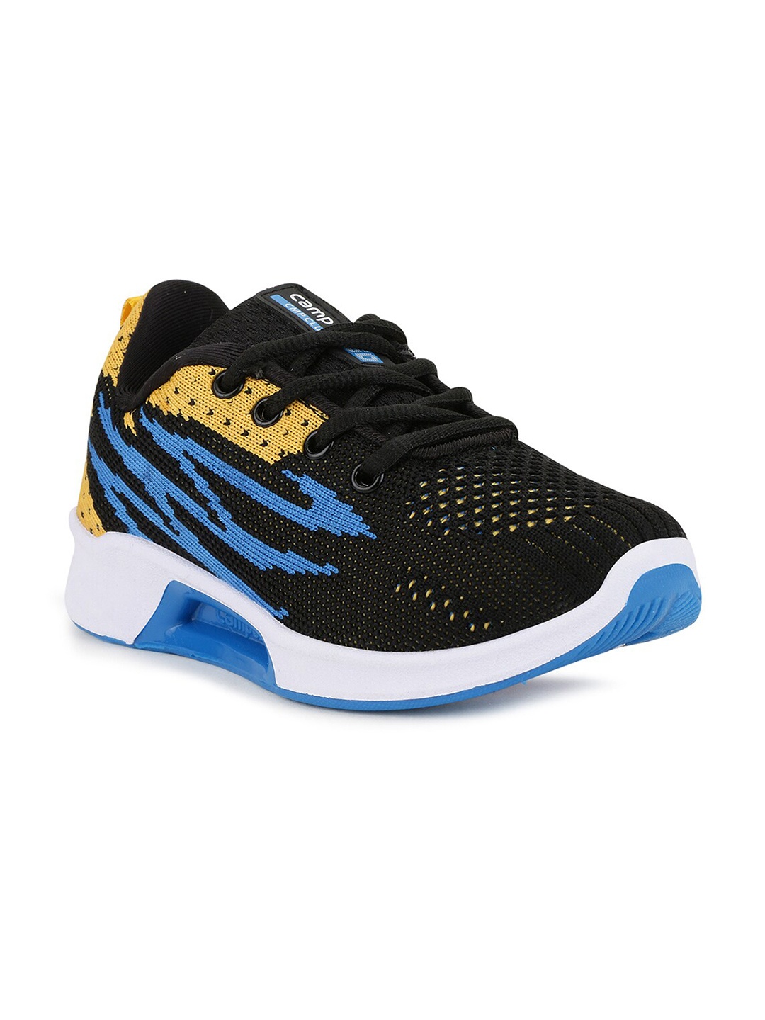 

Campus Kids Black Mesh Running Shoes