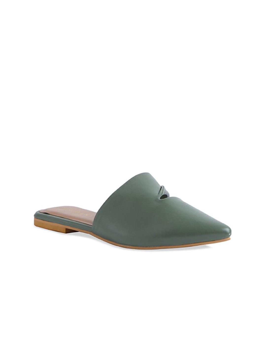 

ERIDANI Women Green Mules Flats
