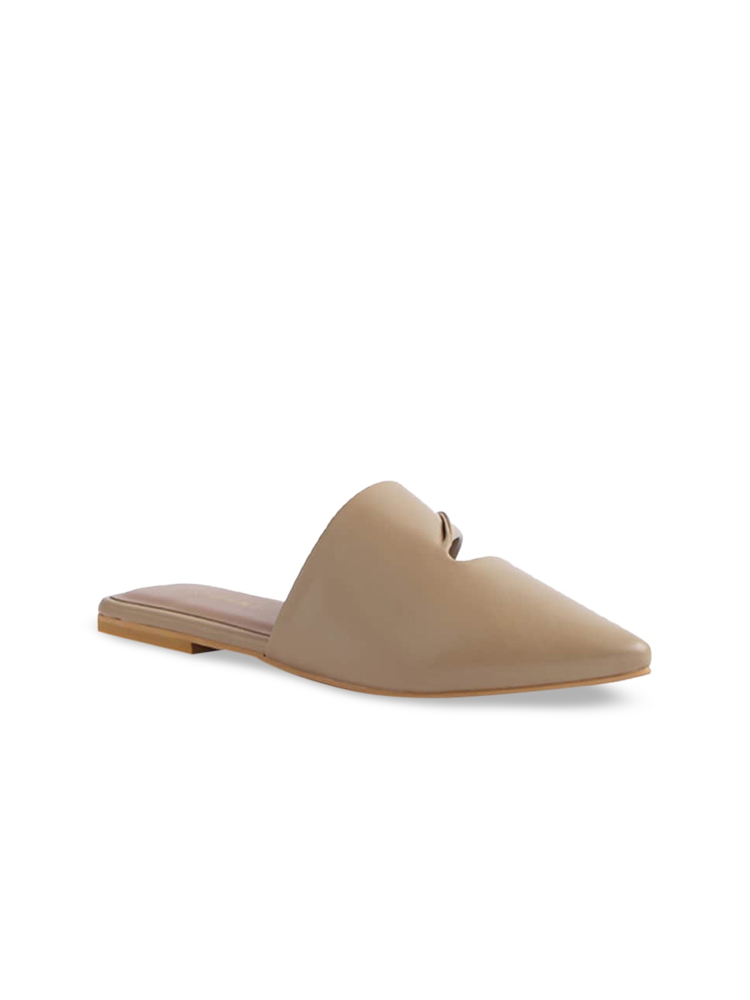 

ERIDANI Women Beige Mules Flats
