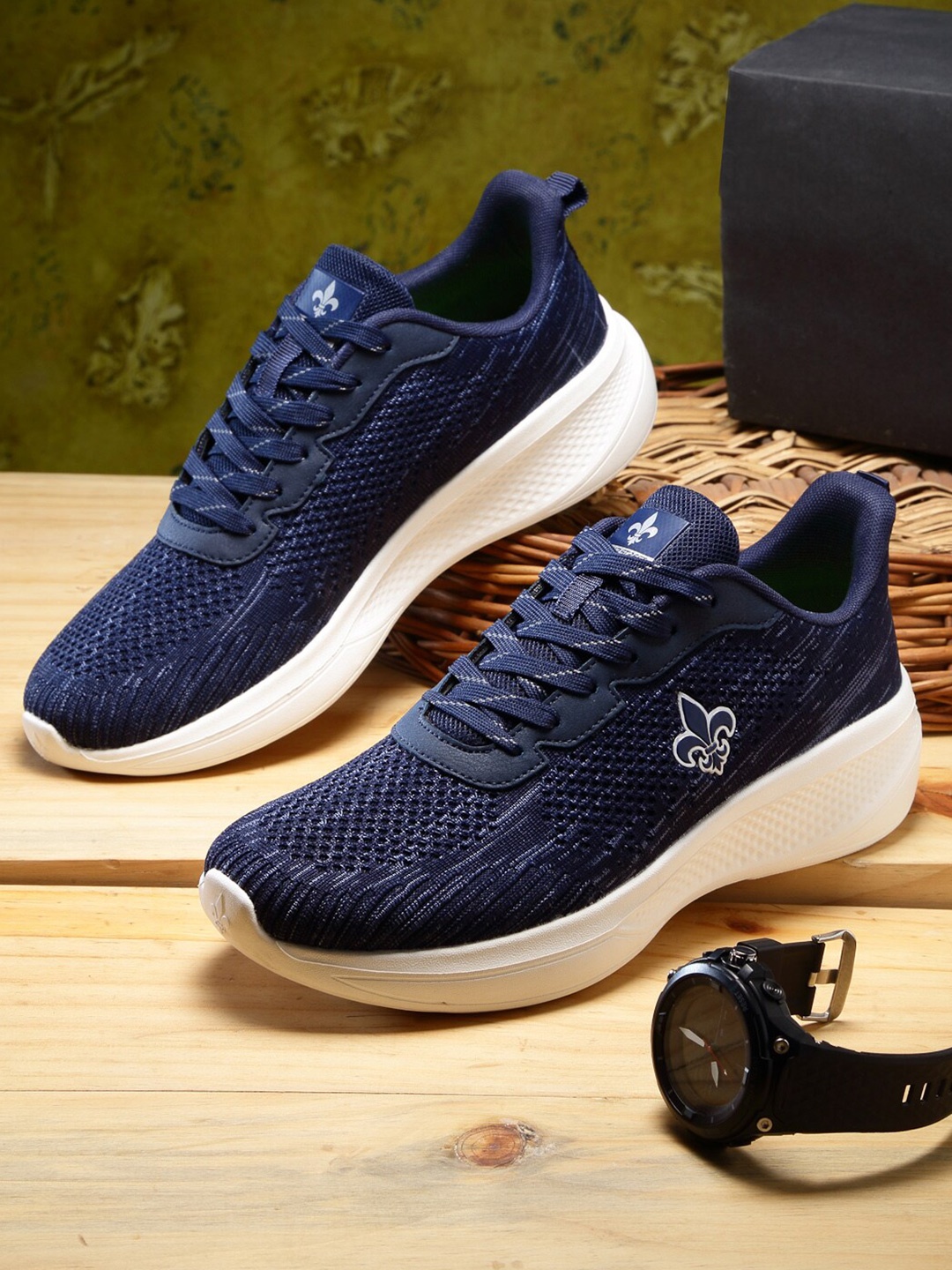 

Bond Street By Red Tape Men Navy Blue Walking Shoes