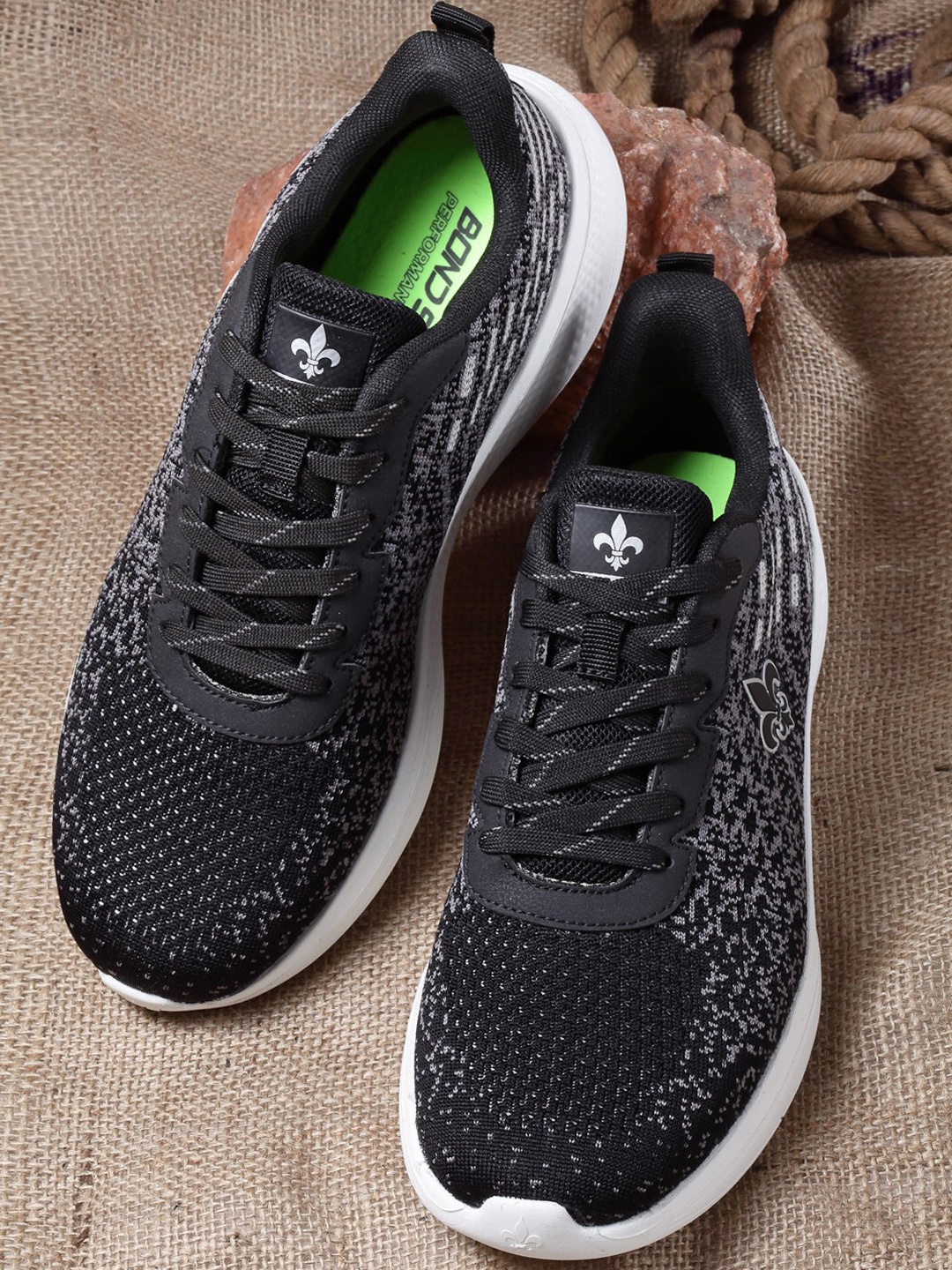 

Bond Street By Red Tape Men Black Walking Shoes