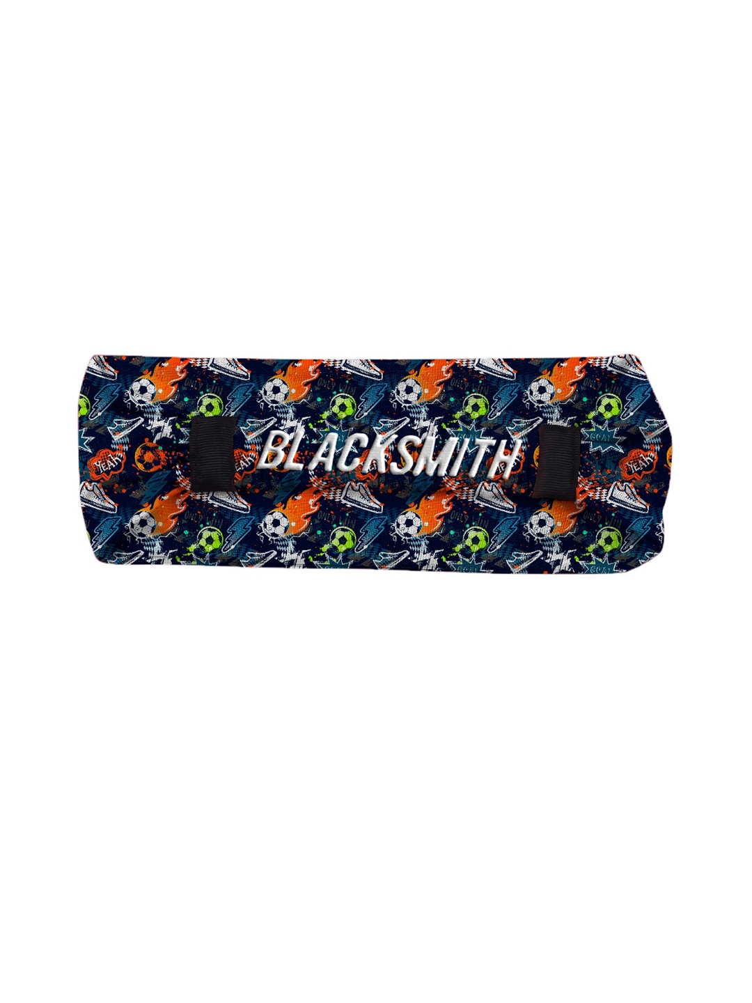 

Blacksmith Unisex Blue & Orange Printed Sports Headband