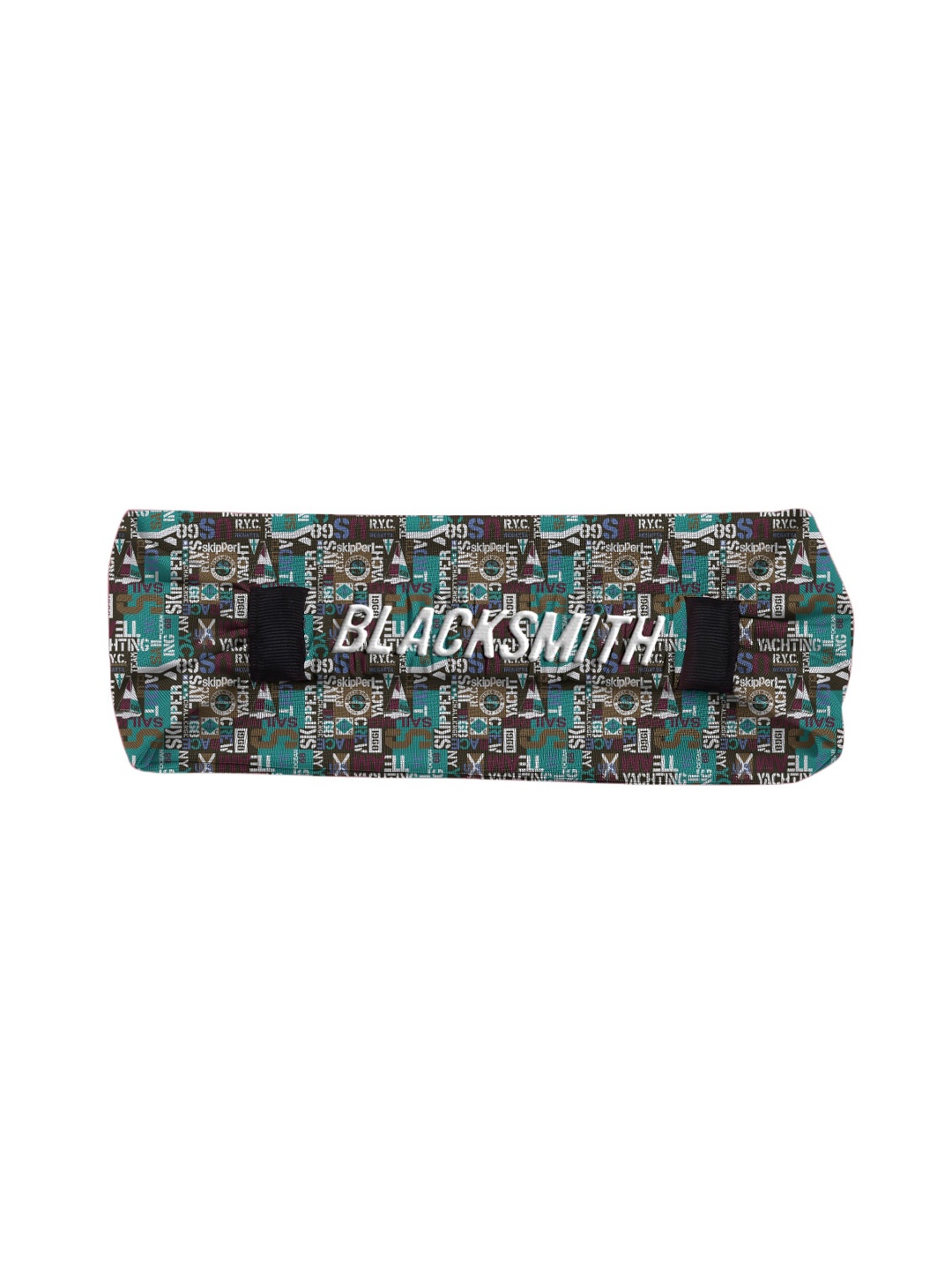 

Blacksmith Unisex Brown & Green Printed Headband