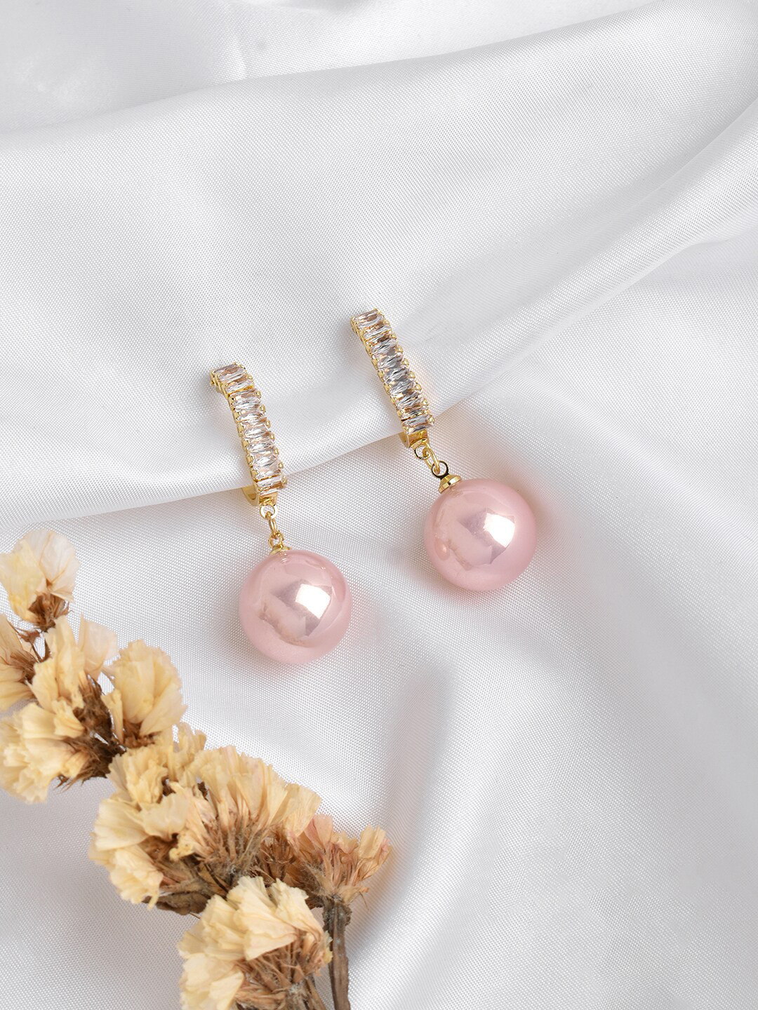 

JOKER & WITCH Rose Gold Contemporary Drop Earrings