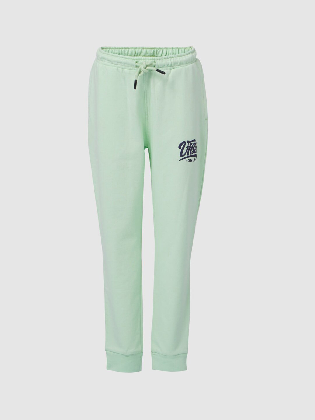 

KIDS ONLY Girls Green Solid Cotton Joggers