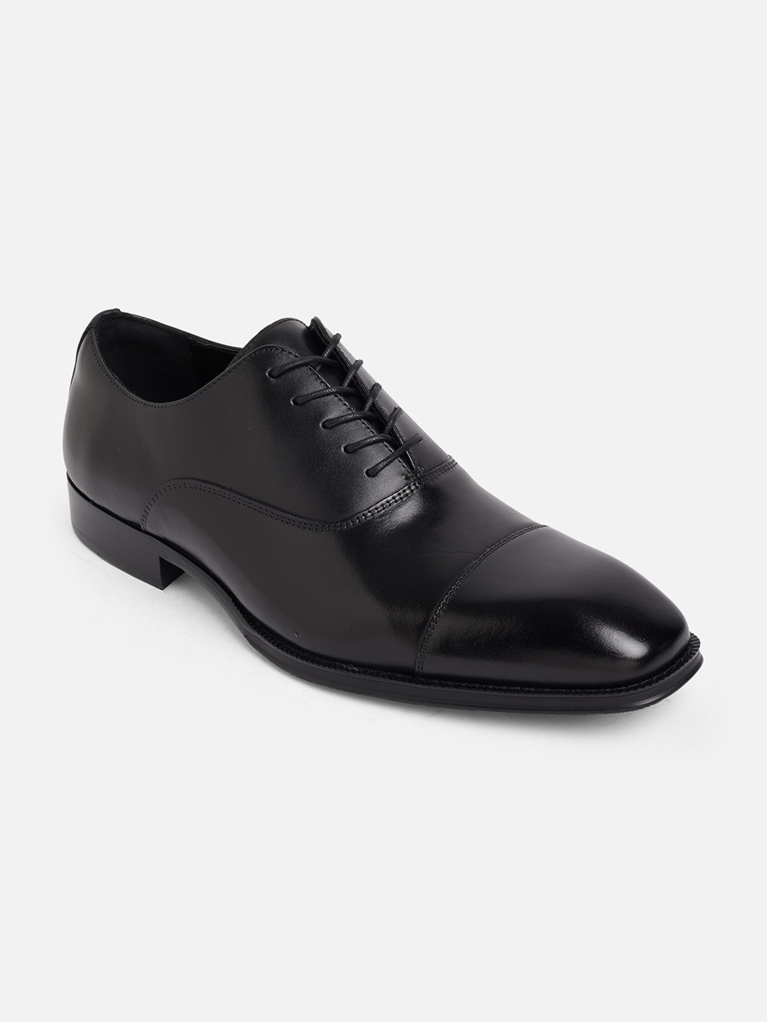 

ALDO Men Black Solid Formal Oxfords