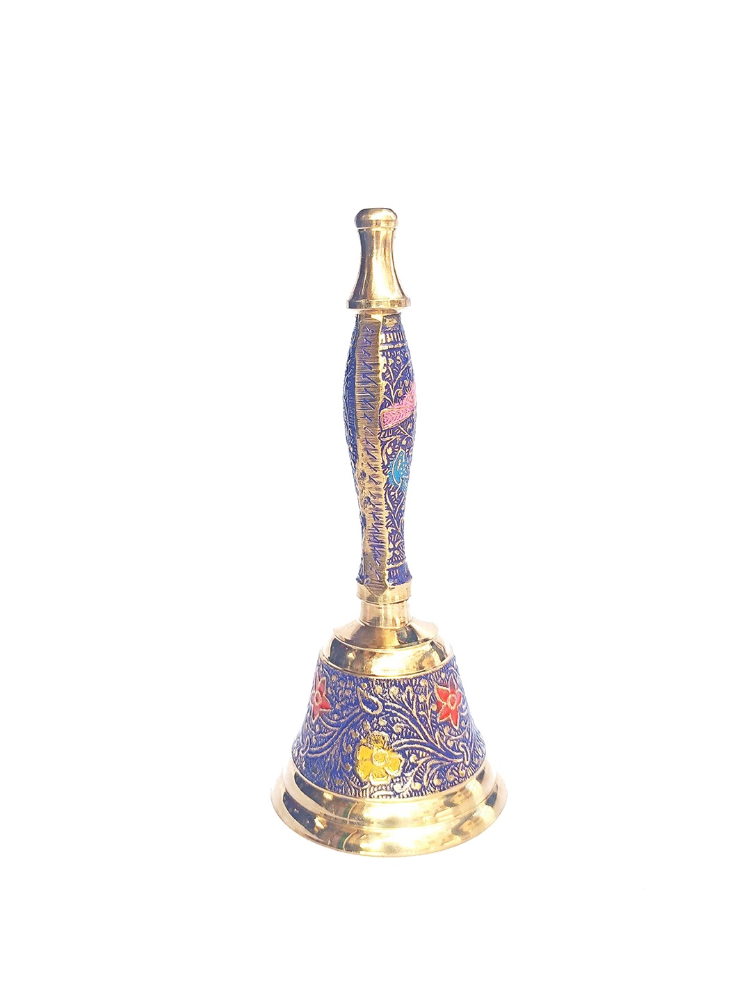 

WENS Multiocloured Printed Brass Pooja Bell, Multi
