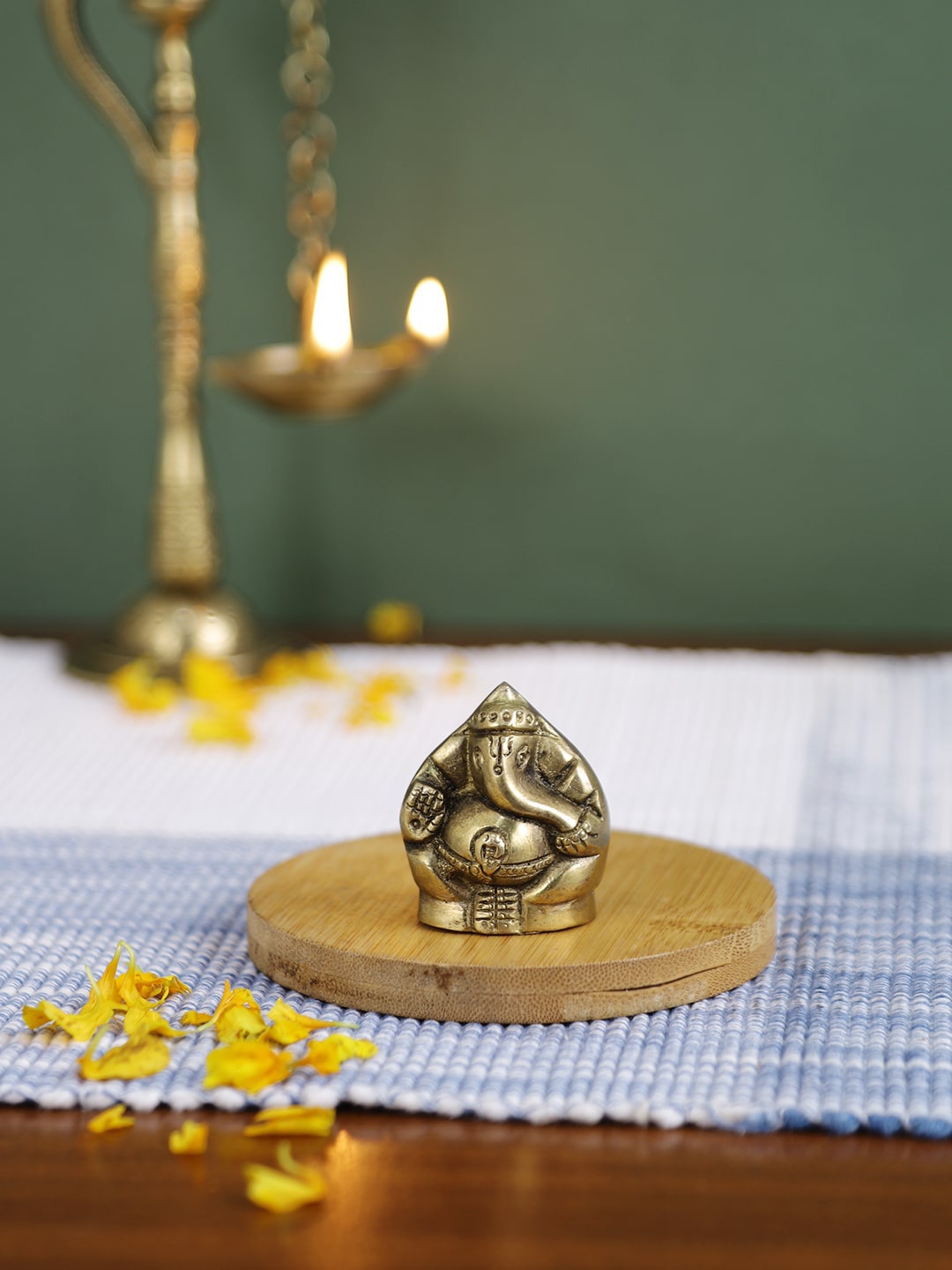 

Imli Street Gold-Toned Brass Ganesha Idol