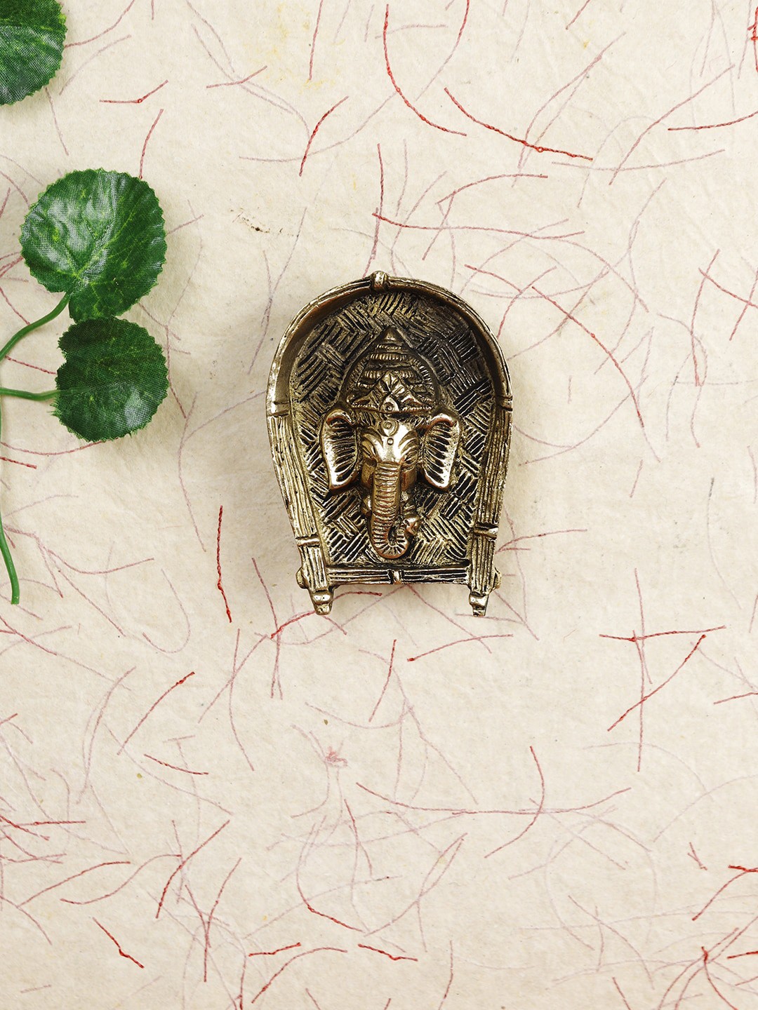 

Imli Street Gold-Toned Ganesh Wall Hanging Showpieces