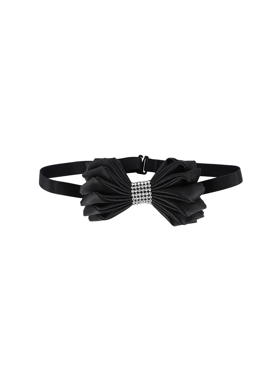 

Alvaro Castagnino Men Black & White Solid Bow Tie