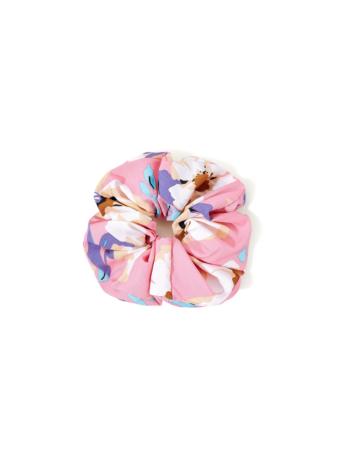 

Accessorize London Women Pink Floral Ponytail Holder Scrunchie