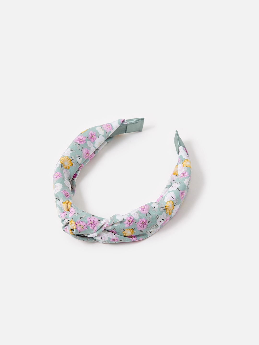 

Accessorize London Women Multi Color Ditsy Print Knot Alice Hair Band, Blue