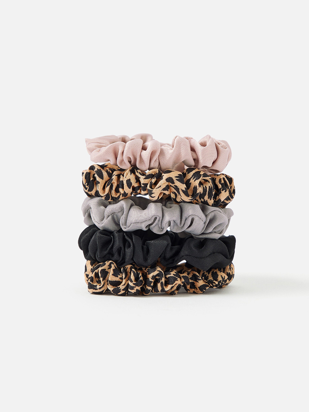 

Accessorize Women Set of 5 Ponytail Holders, Multi