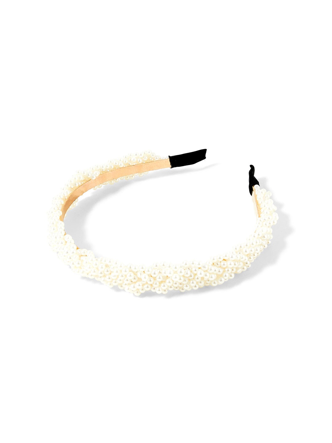 

Accessorize London Women White Pearly Twist Alice Hair Band