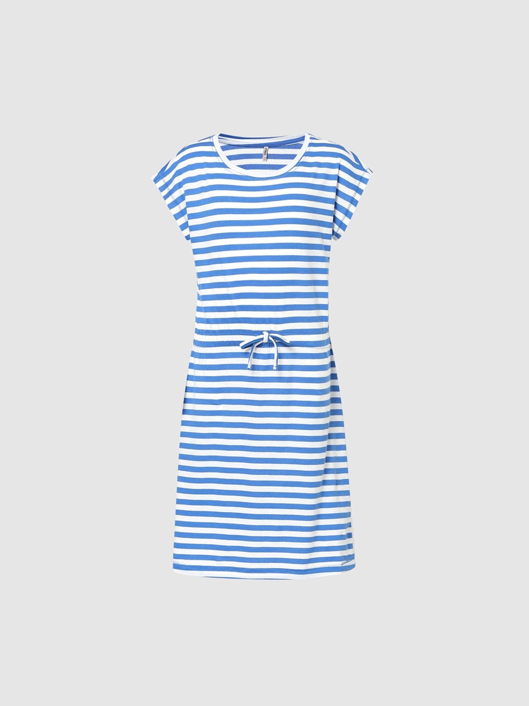 

KIDS ONLY Blue Striped A-Line Dress