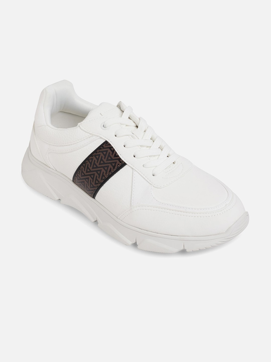 

ALDO Men White Printed Sneakers