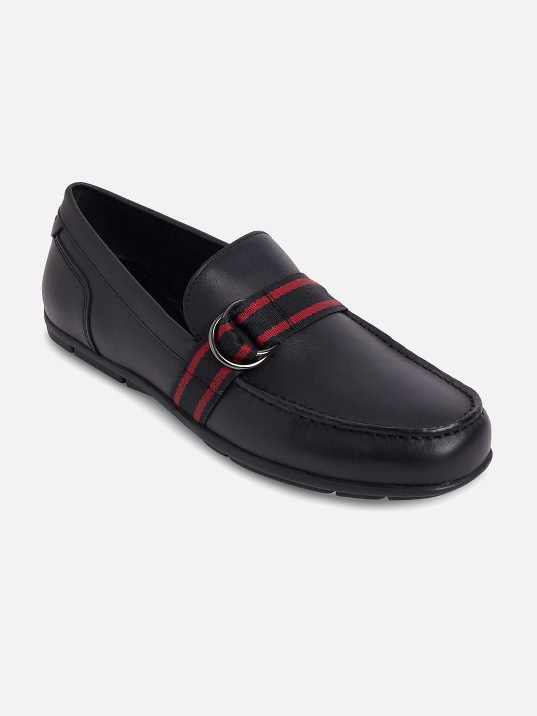 

ALDO Men Black Leather Loafers
