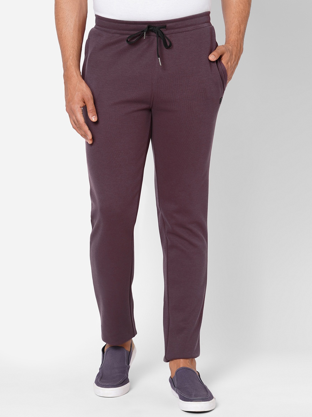 

Sweet Dreams Men Purple Solid Lounge Pants