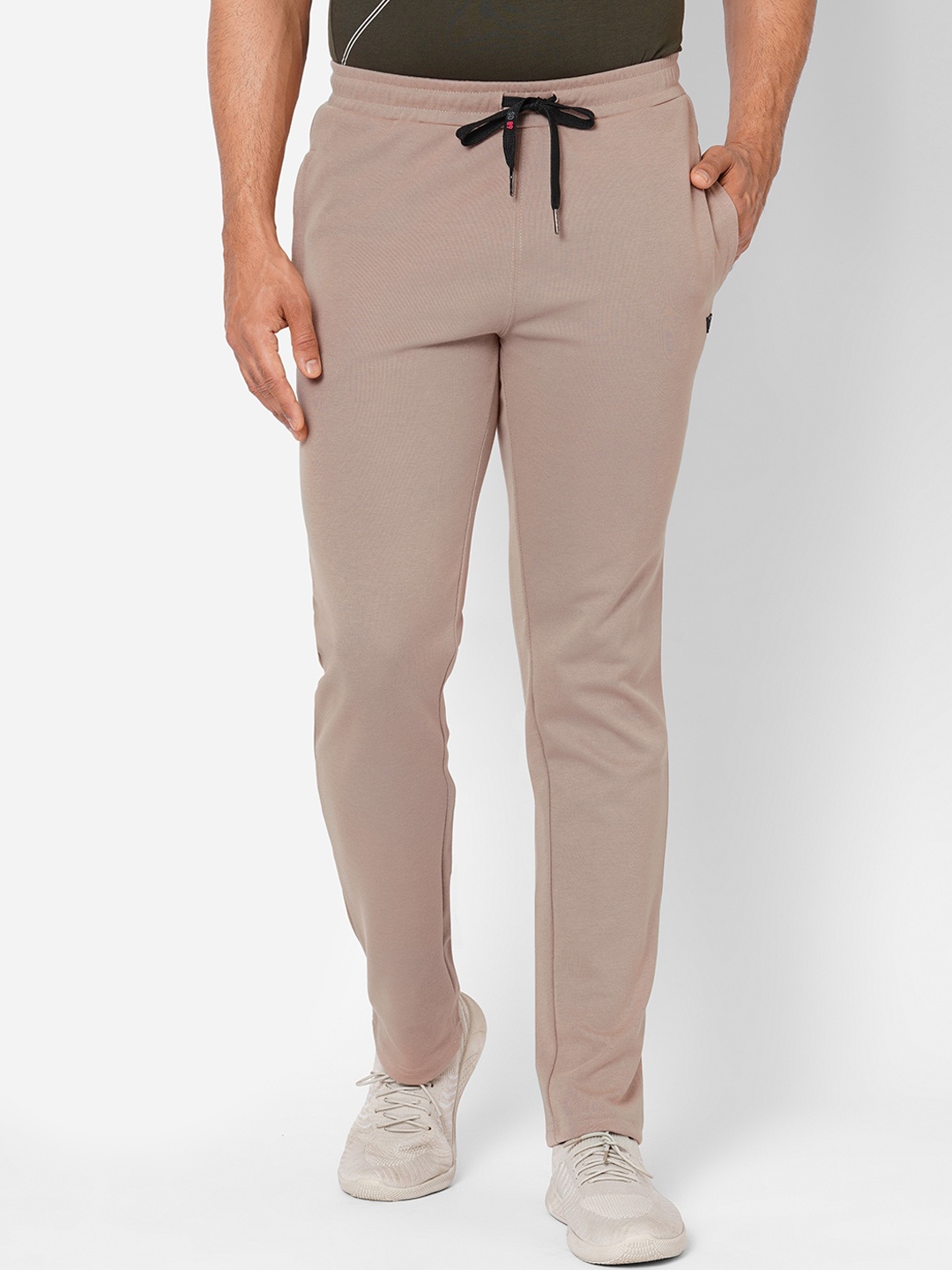 

Sweet Dreams Men Beige Solid Track Pants