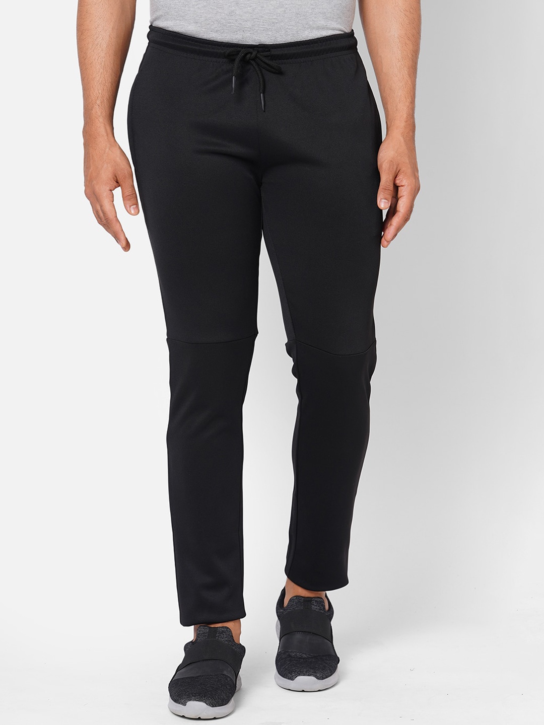 

Sweet Dreams Men Black Solid Track Pants
