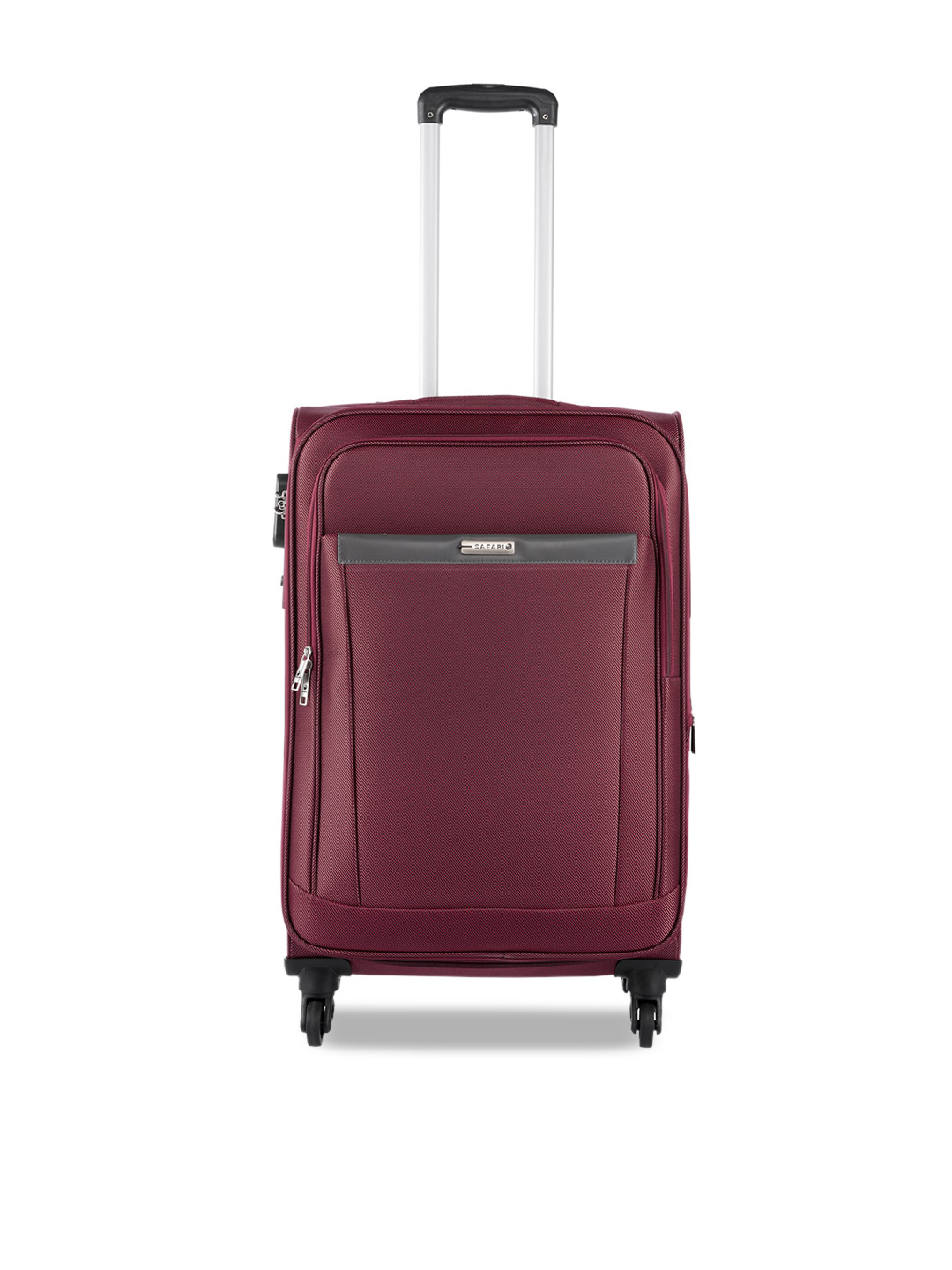 

Safari Unisex Red Solid Trolley Bag